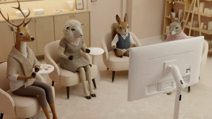 Samsung Electronics moving style (sloth)