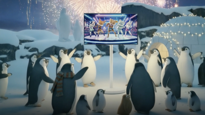 Samsung Electronics moving style (penguin)